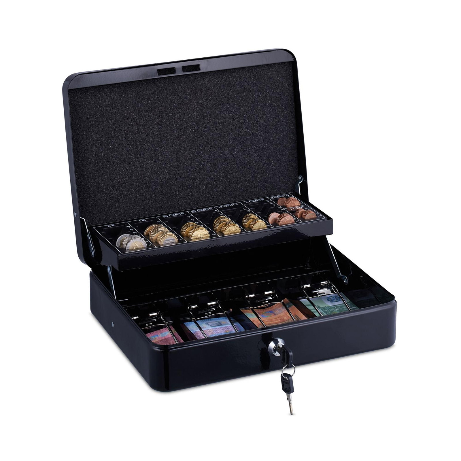 Tiroir-caisse avec compteur de pièces