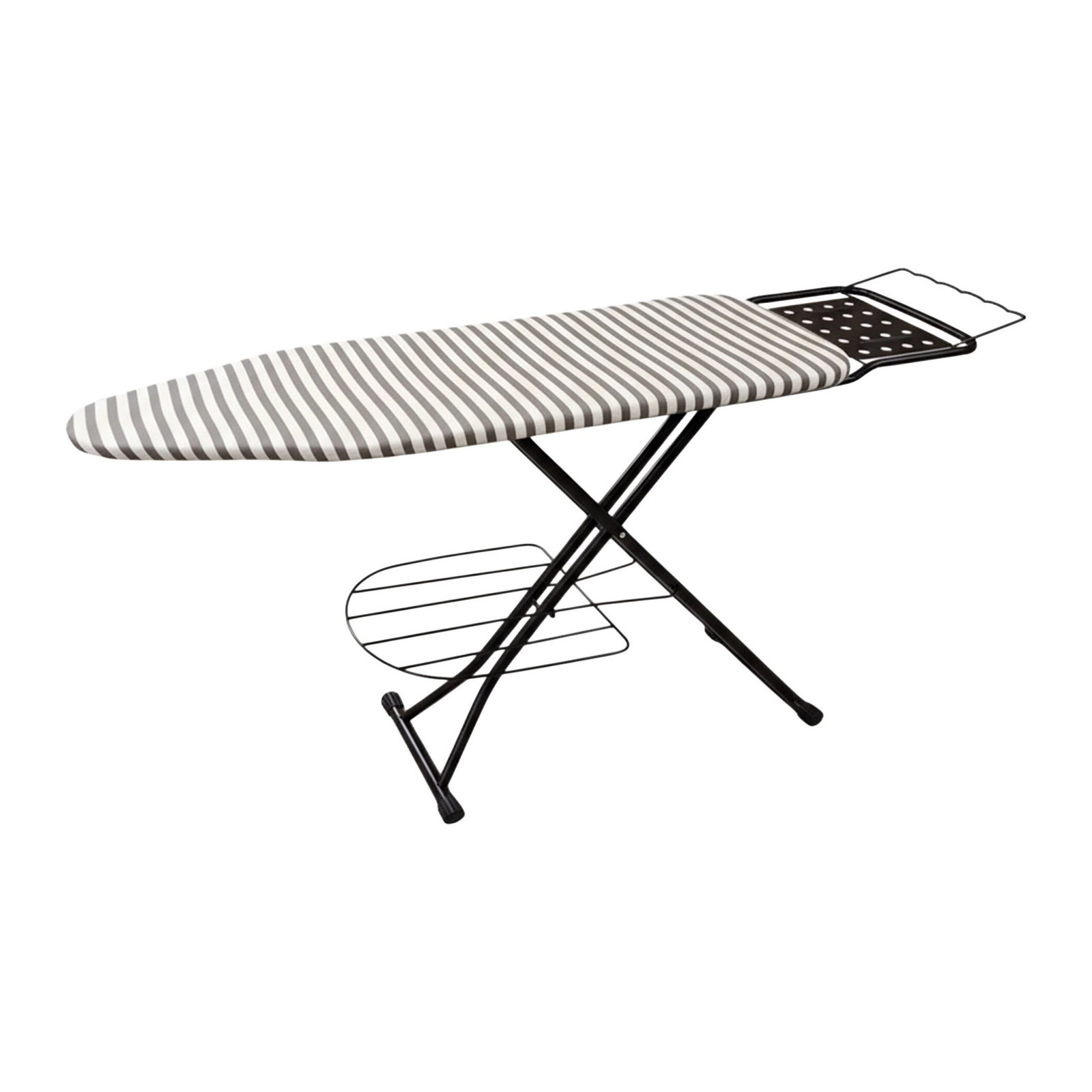 Table à repasser réglable en hauteur avec repose-fer et support
