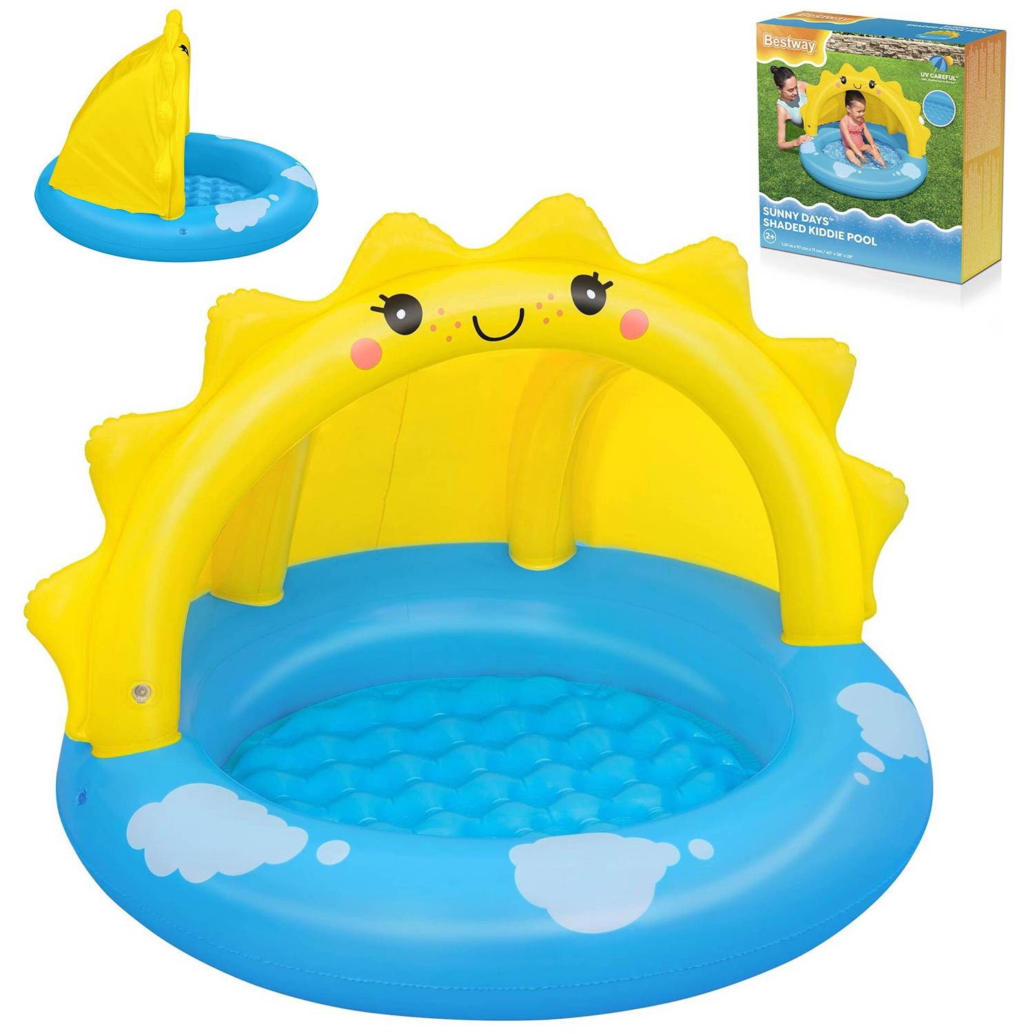 Piscine pour enfants avec arroseur et toit 101x97x71 cm Bestway 52637