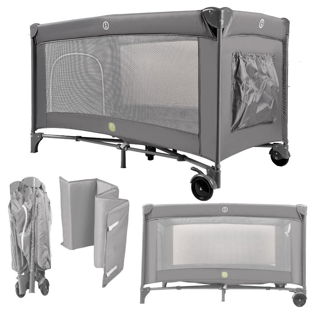 Lit de voyage pliable 60 x 120 cm avec matelas