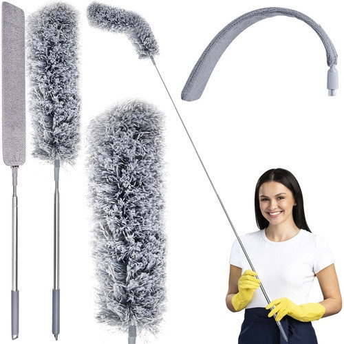 Plumeau télescopique avec embouts interchangeables – Portée de 250 cm