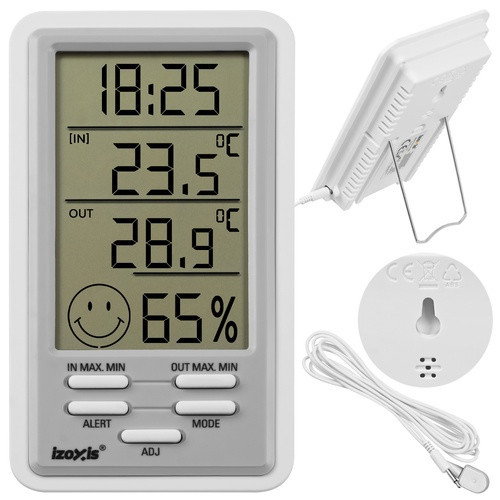 Station météo sans fil avec thermomètre et hygromètre
