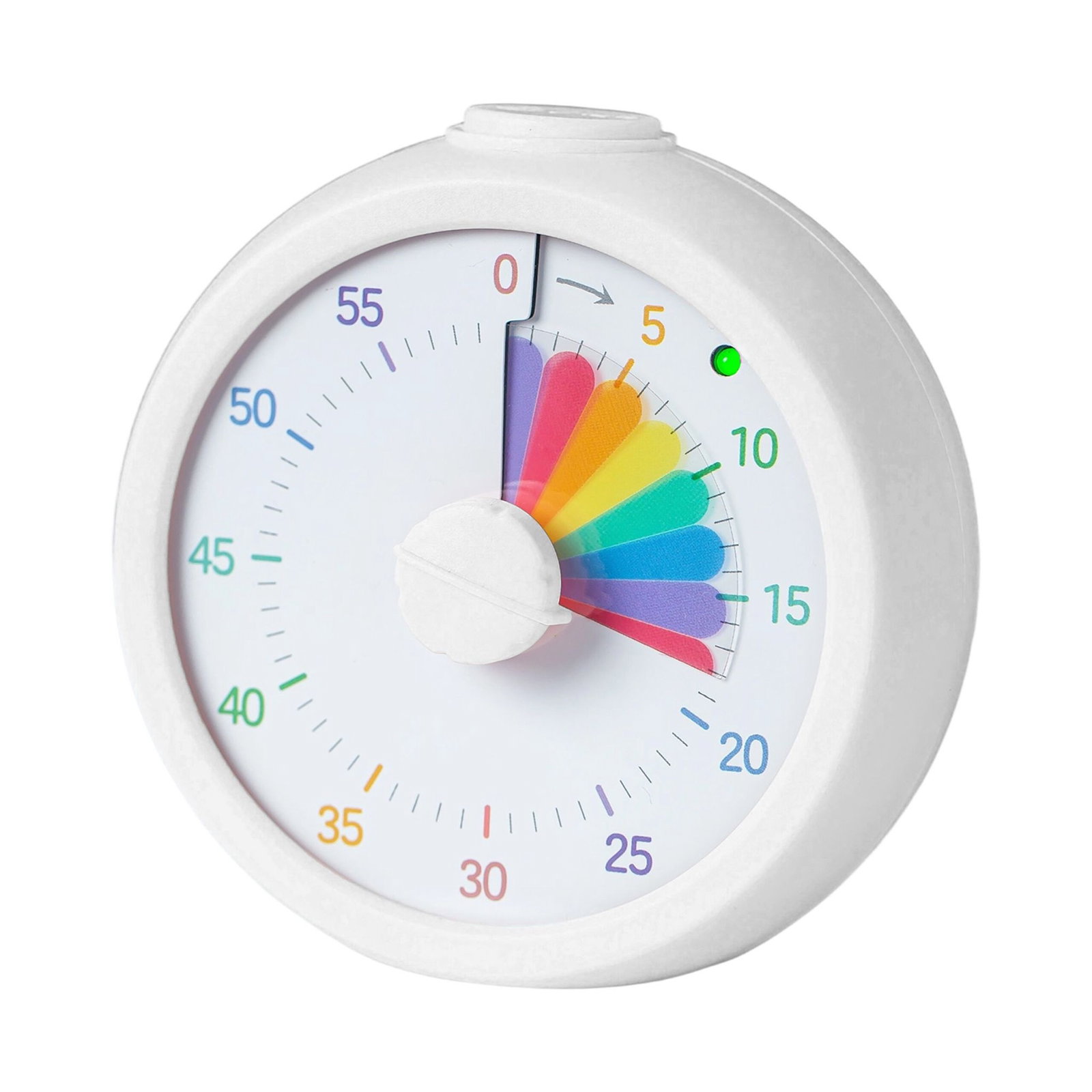 Timer arcobaleno visivo – Conto alla rovescia di 60 minuti, regolabile