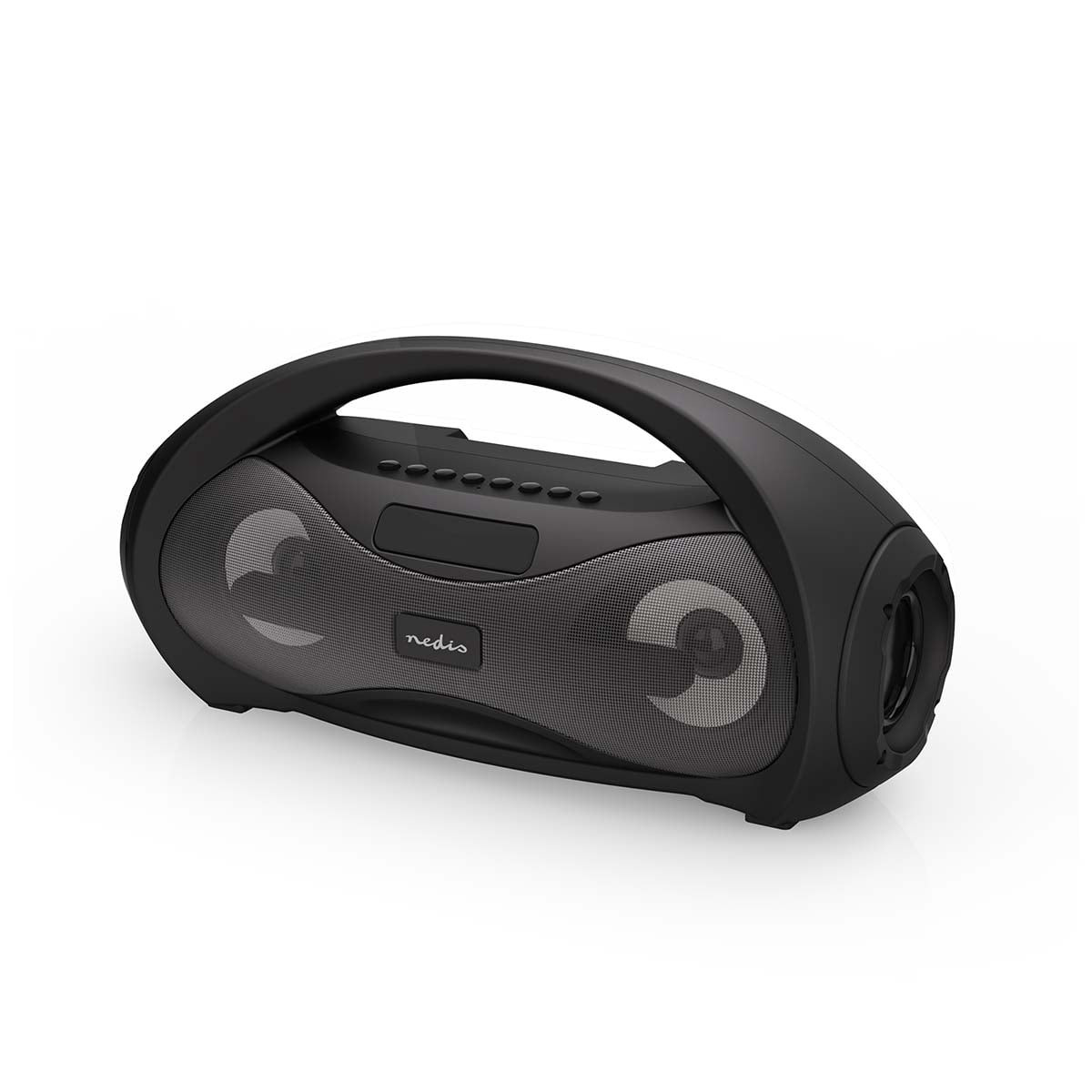 Boombox Bluetooth Party – 24 W, lumières RGB, noir
