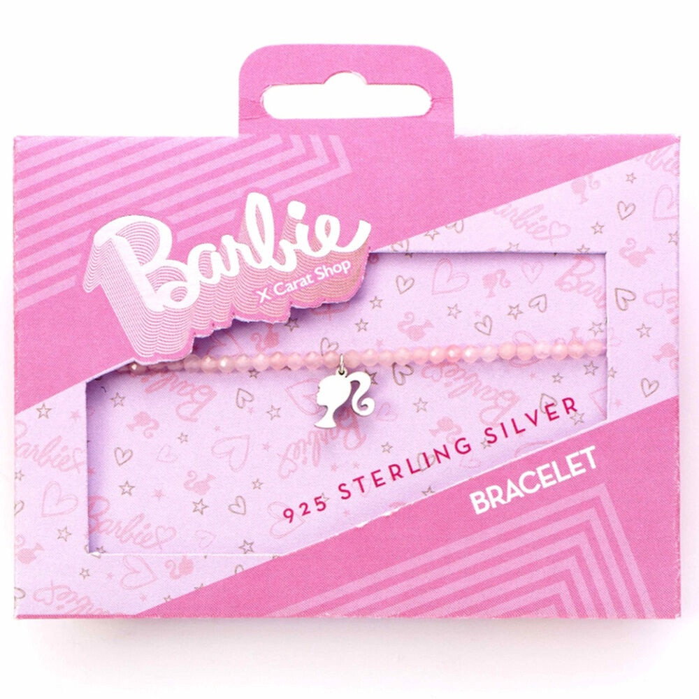 Bracelet Barbie Silhouette Charm en argent sterling
