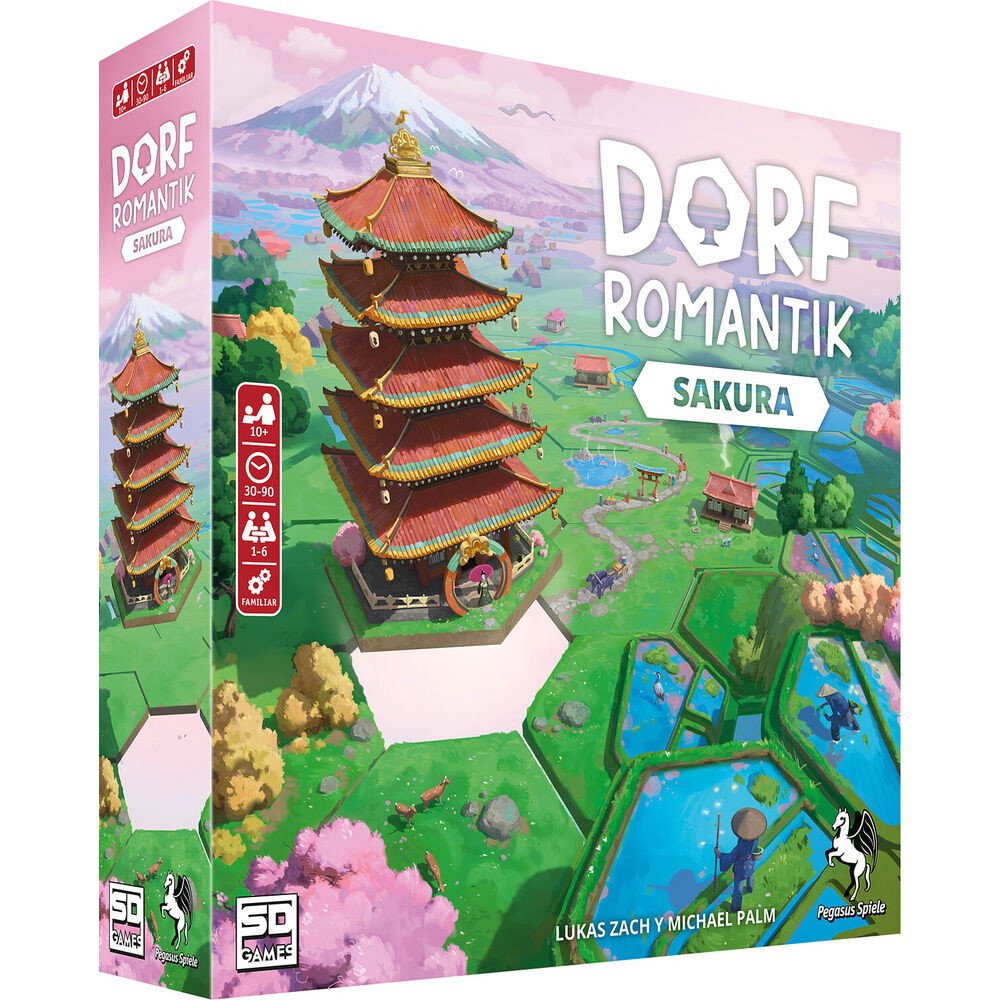Jeu de société espagnol Dorfromantik Sakura