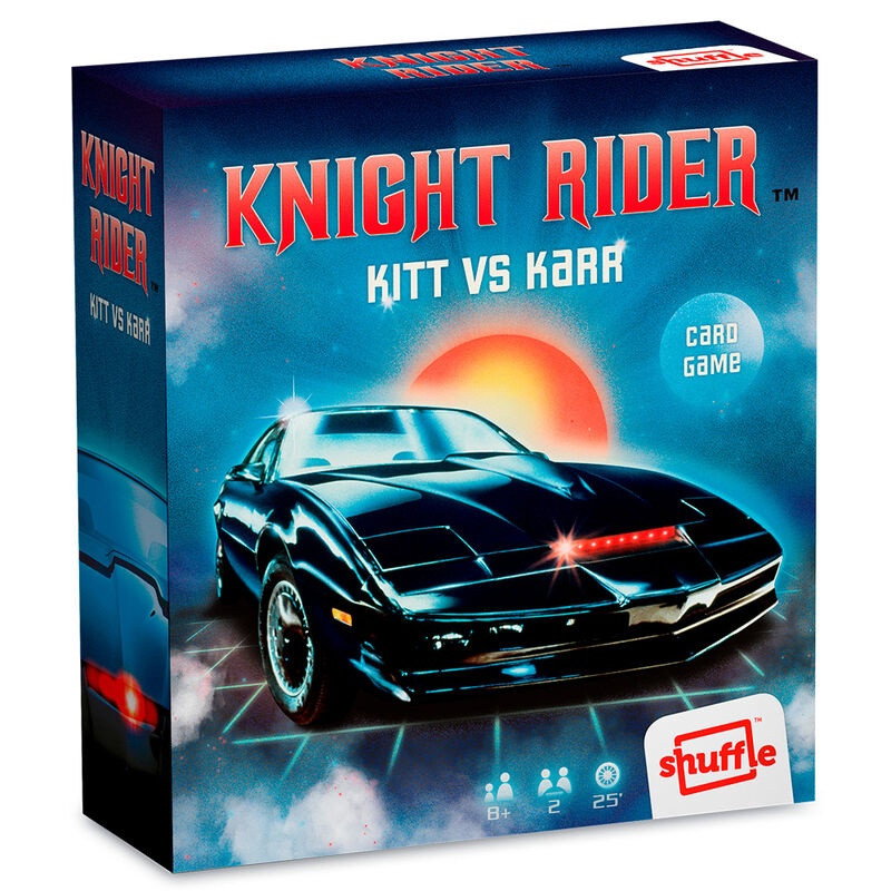 Knight Rider Kitt vs. Karr Brettspiel