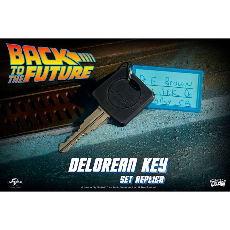 Réplique de la clé de la DeLorean de Retour vers le futur