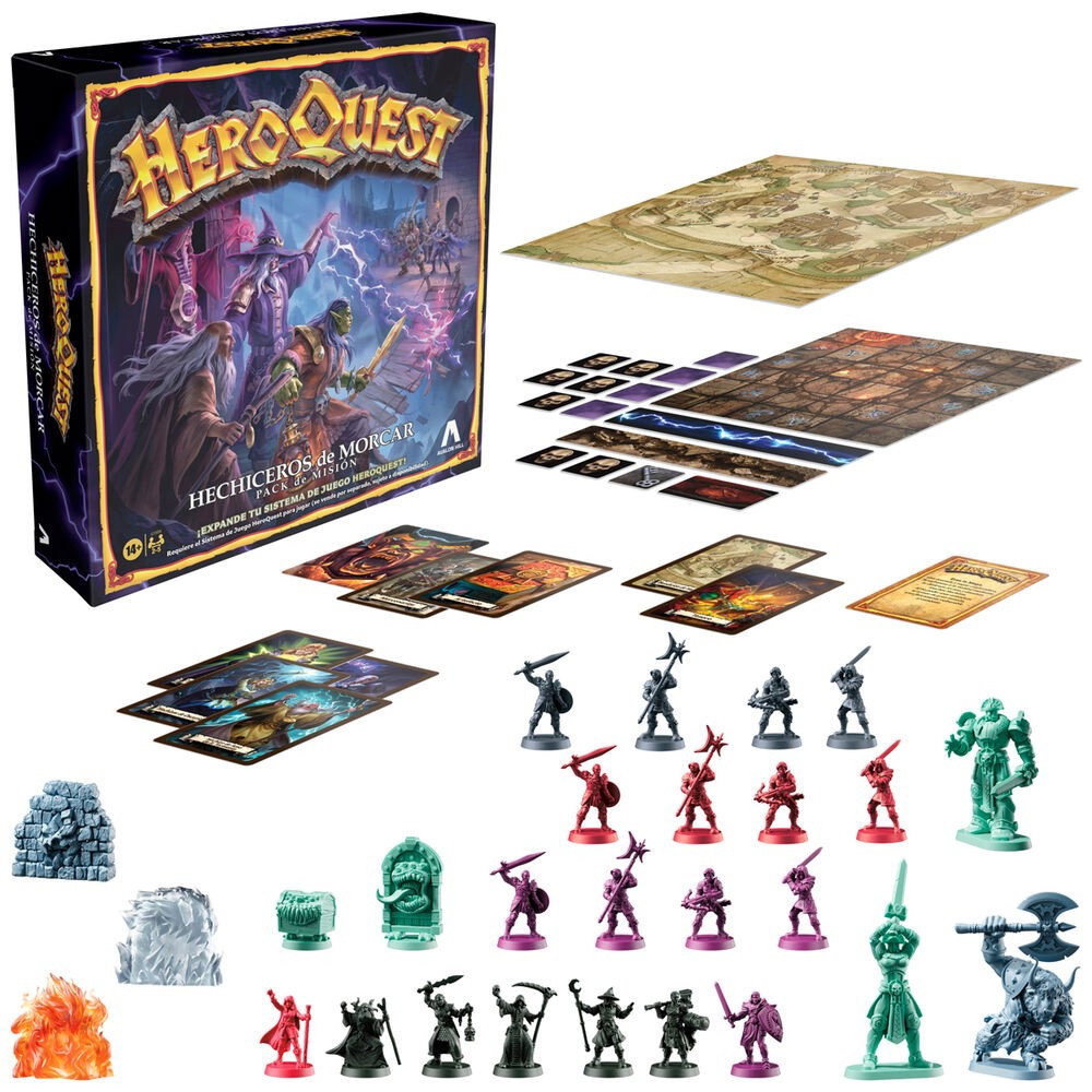 HeroQuest Wizard of Morcar (spanisches Brettspiel)