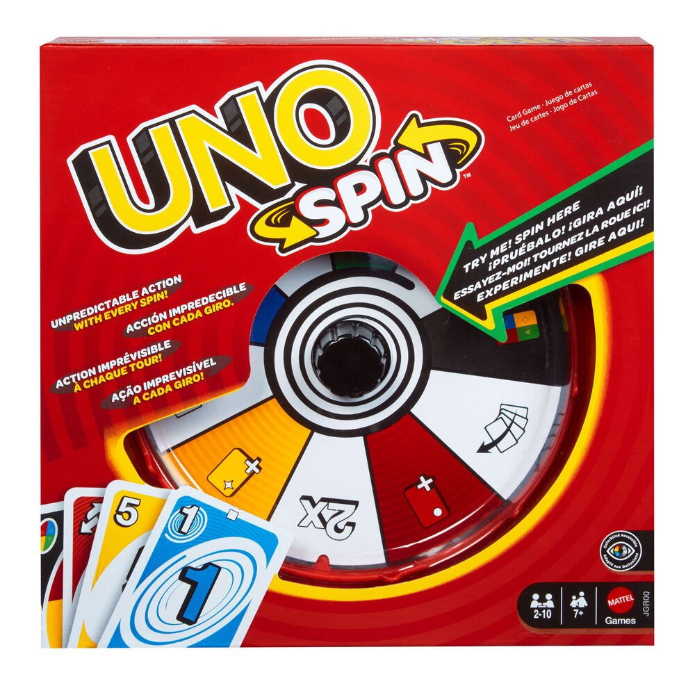 Jeu de cartes UNO Spin